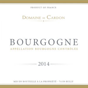 bourgogneblanc étiquette vin