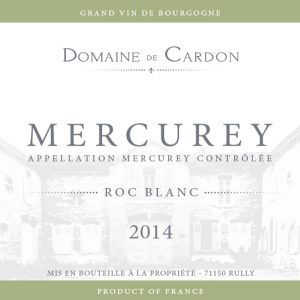 mercureyblanc étiquette vin
